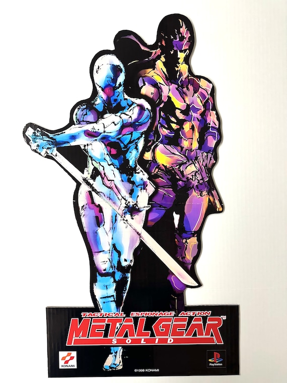 メタルギアソリッド ポスター PS1 L GEAR プレイステーション メタルギアソリッド ポスター PS1 L GEAR プレイステーション メタル