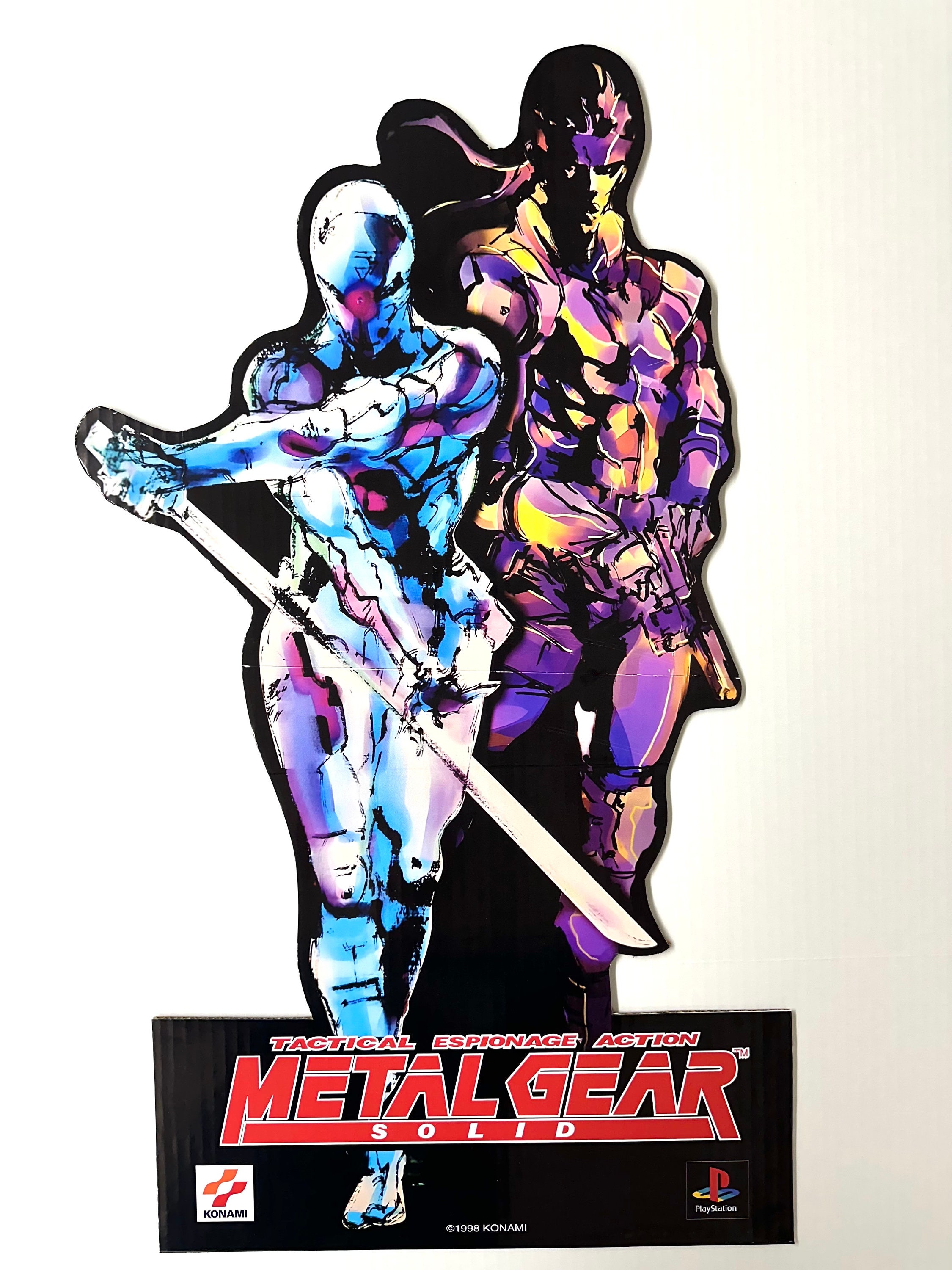 Metal Gear Solid Standee - Konami Playstation Ps1 Mgs Psx - Etsy