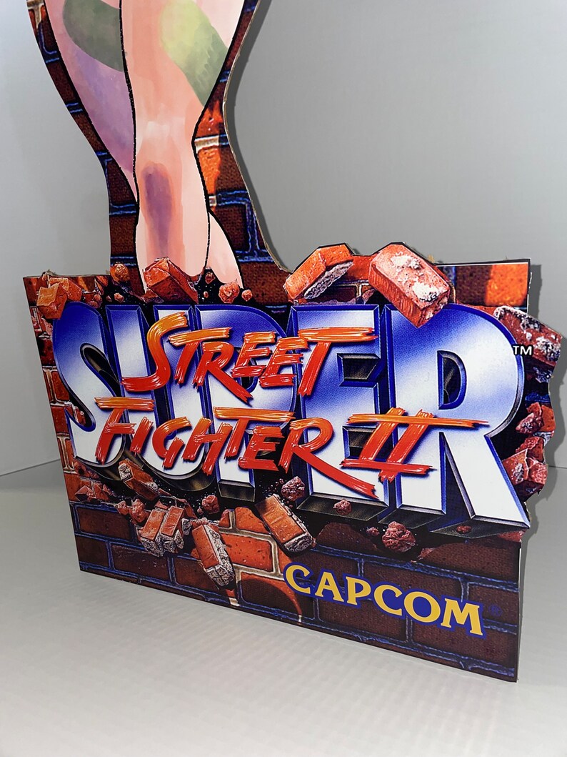 Cammy Standee - Street Fighter Capcom Sign - Etsy Australia