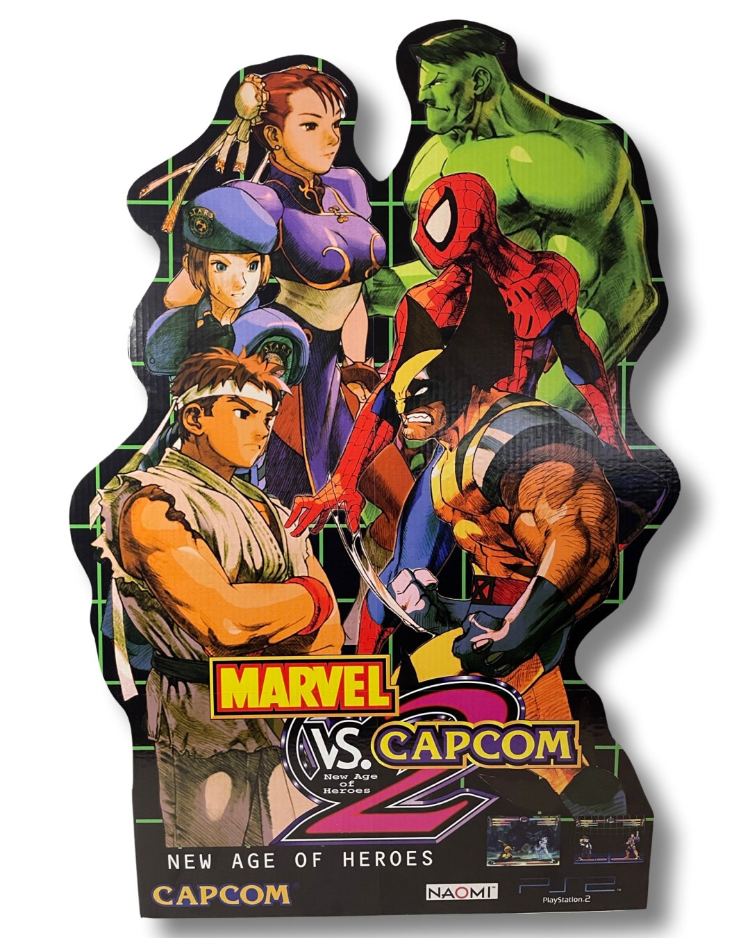 Marvel Vs Capcom 2 Standee 35x47”- Sega Capcom Sign - Etsy