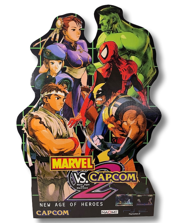 Marvel Vs Capcom 2 Standee 35x47”- Sega Capcom Sign - Etsy
