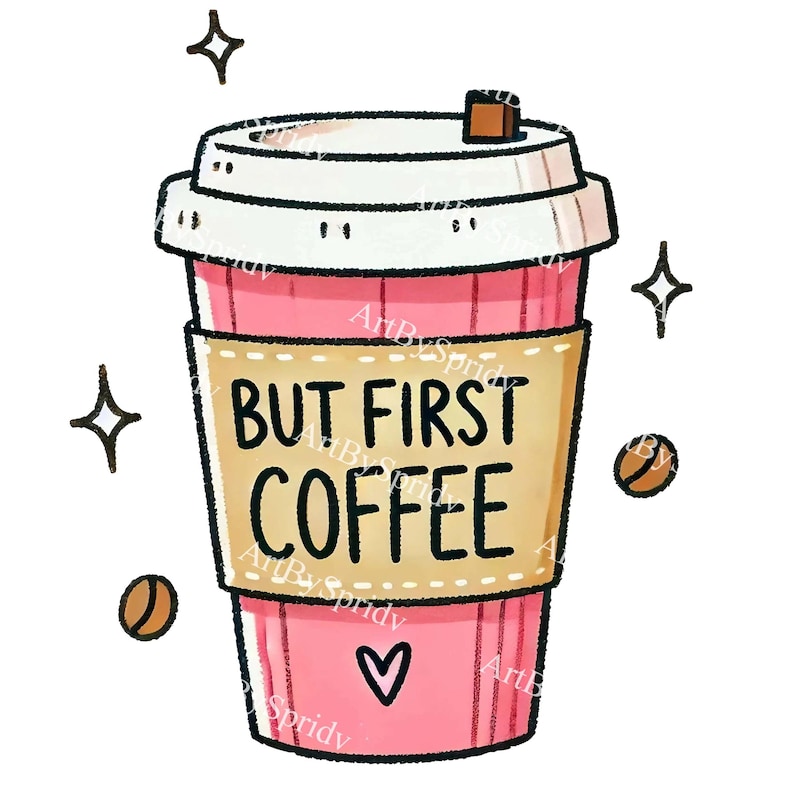 Pink Coffee Cup - Etsy