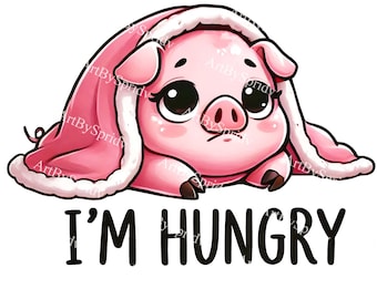 i'm hungry clipart