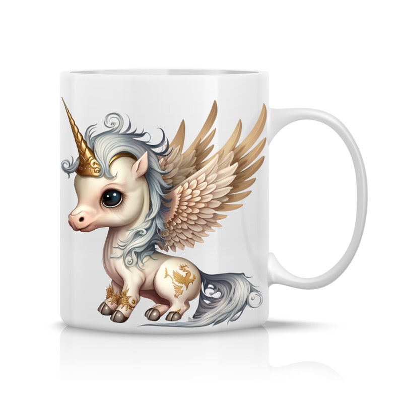 Cute Flying Pegasus Unicorn Wings PNG, Animal Clipart,kids Cartoon ...