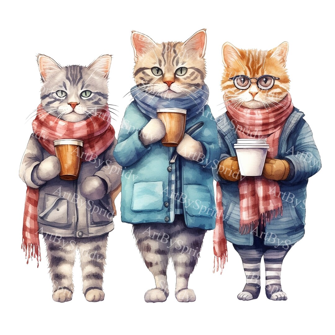 Winter journey - vintage cats ver.2 【公式通販】