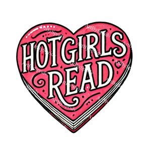Heiße Mädchen lesen Herz transparente PNG Clipart, feministische digitale Clip Art für Leser, Retro ästhetisches druckbares Buchliebhabergeschenk, Lesezitat
