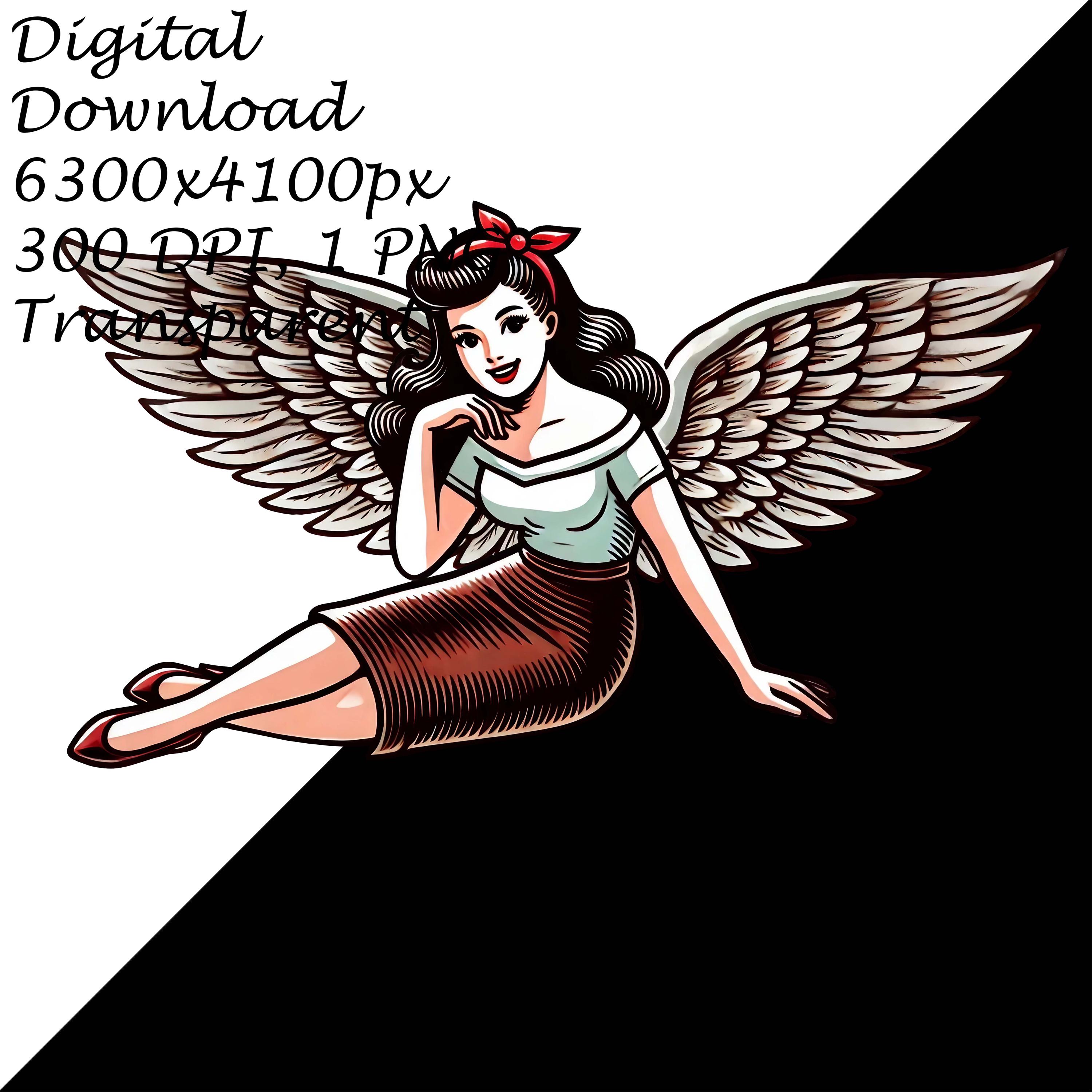 ハワイ購入♥️レア♥️アンティーク風アート　ロカビリー　ピンナップガール il_fullxfull.6315950743_cwdl.jpg