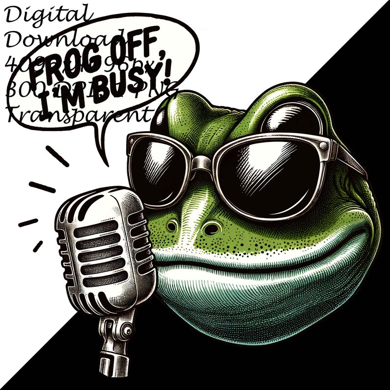 Frog With Microphone 