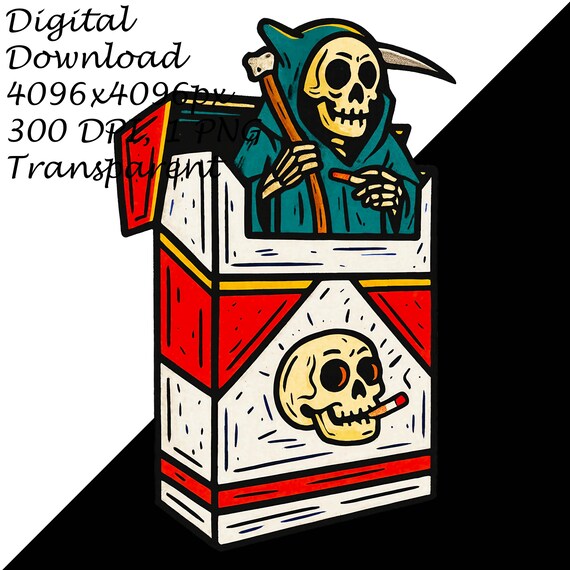 grim reaper smoking cigarette Lights Up Poster Smoking Grim Reaper Svg File