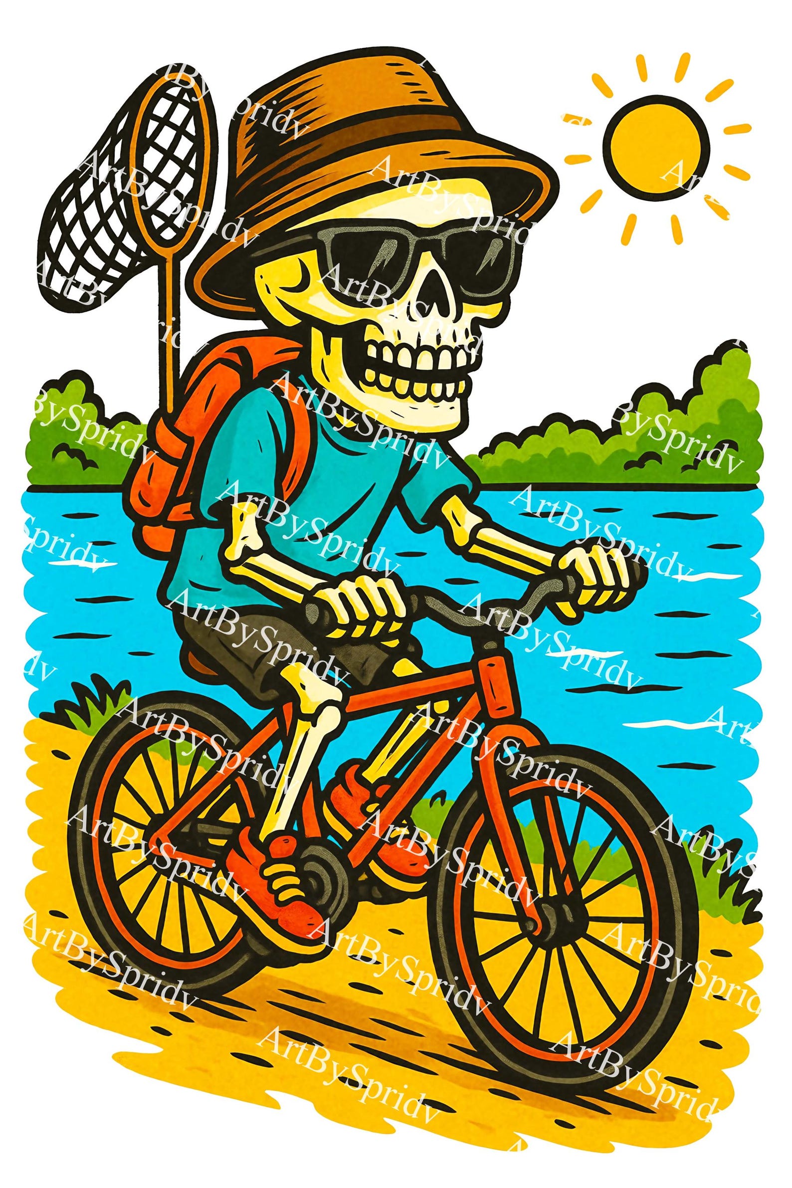 Skeleton Riding Bike PNG Clipart | Transparent Cartoon Skeleton Biker ...