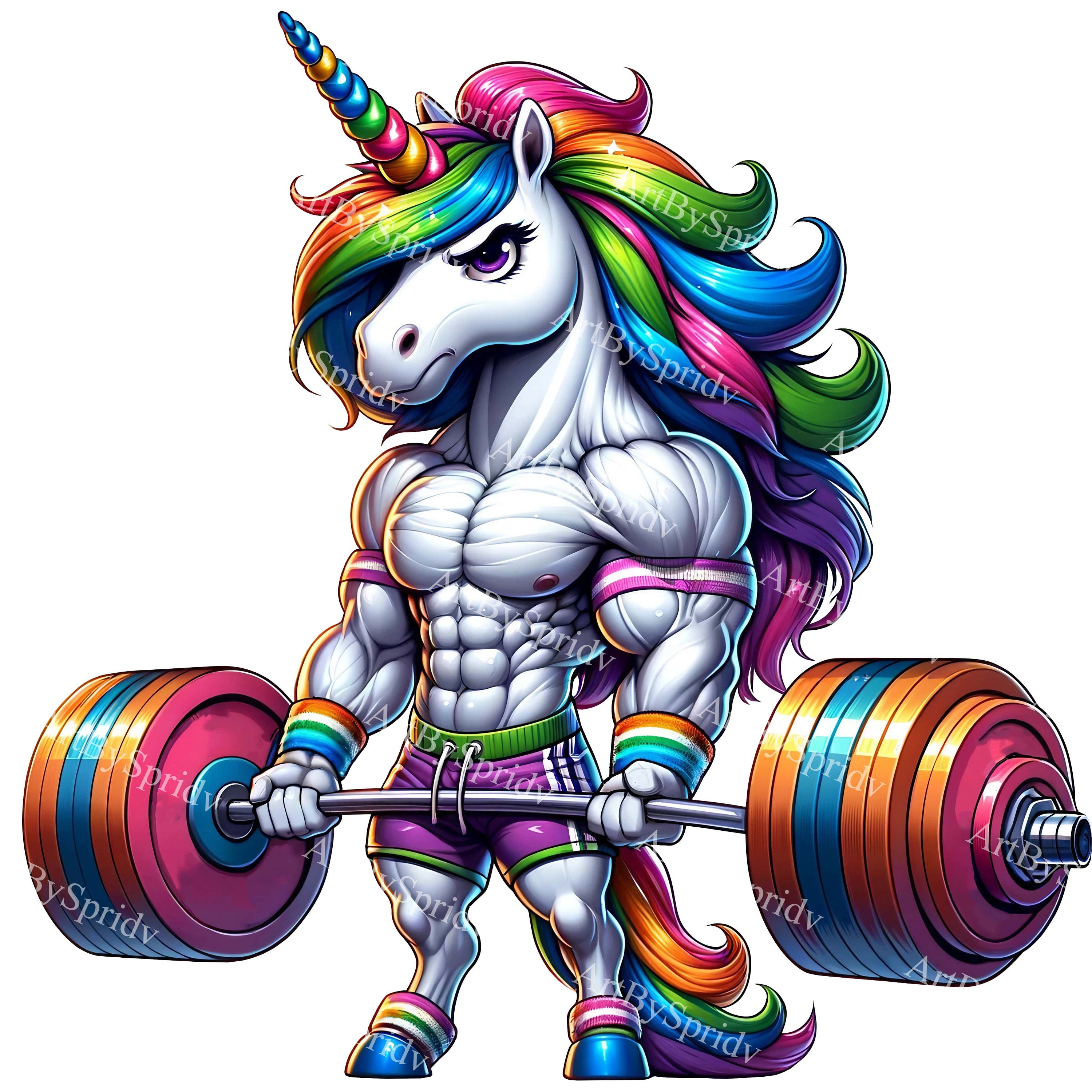 Unicorn Weightlifting T Shirt Fitness Gym Deadlift Rainbow Unicorn Weightlifting T Shirt Fitness Gym Deadlift Rainbow