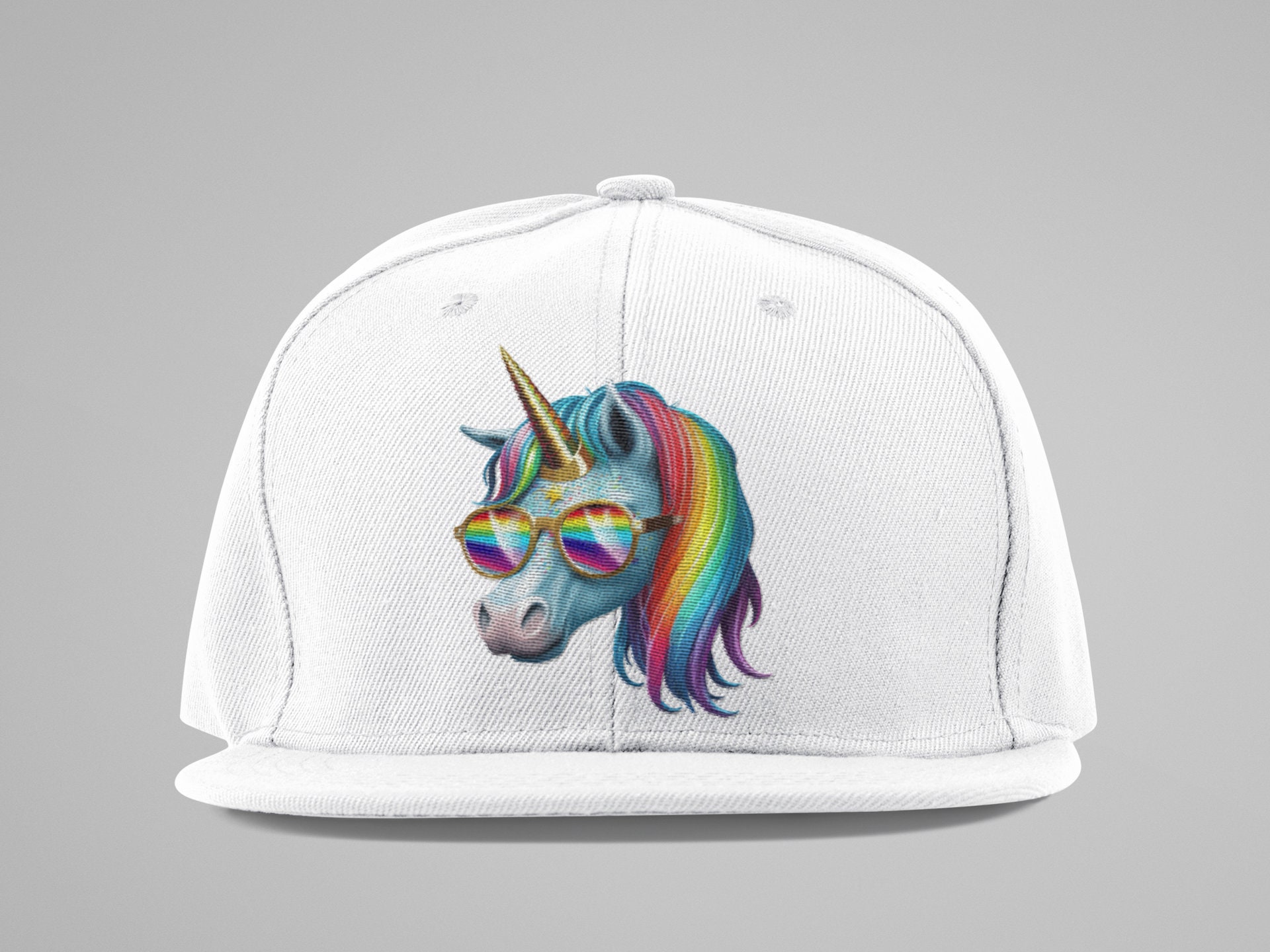 Cute Unicorn Head & Horn Sunglasses PNG, Transparent Animal