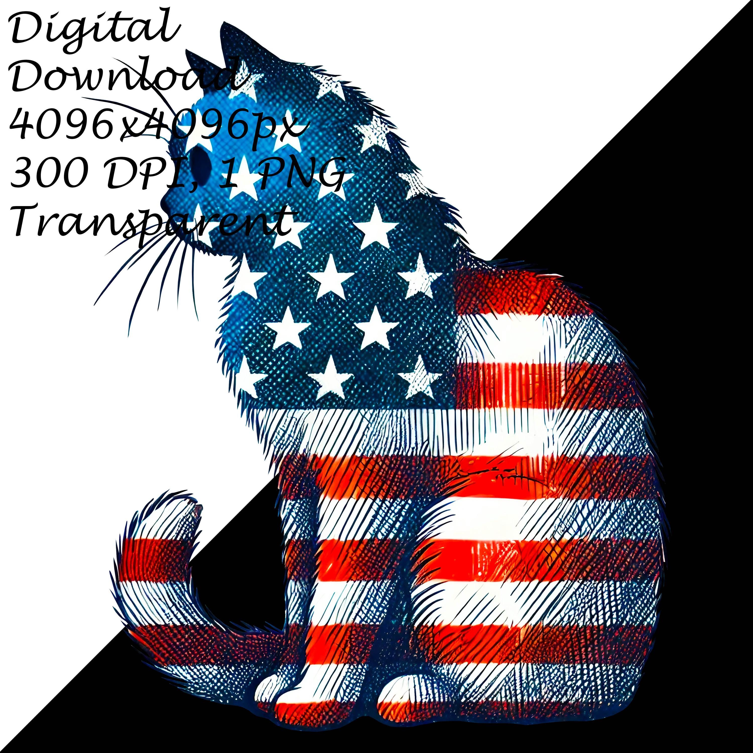 23/365/2214 (July 4, 2014) - Most Patriotic Cat EVER (July… | Flickr, image size:3000x3000