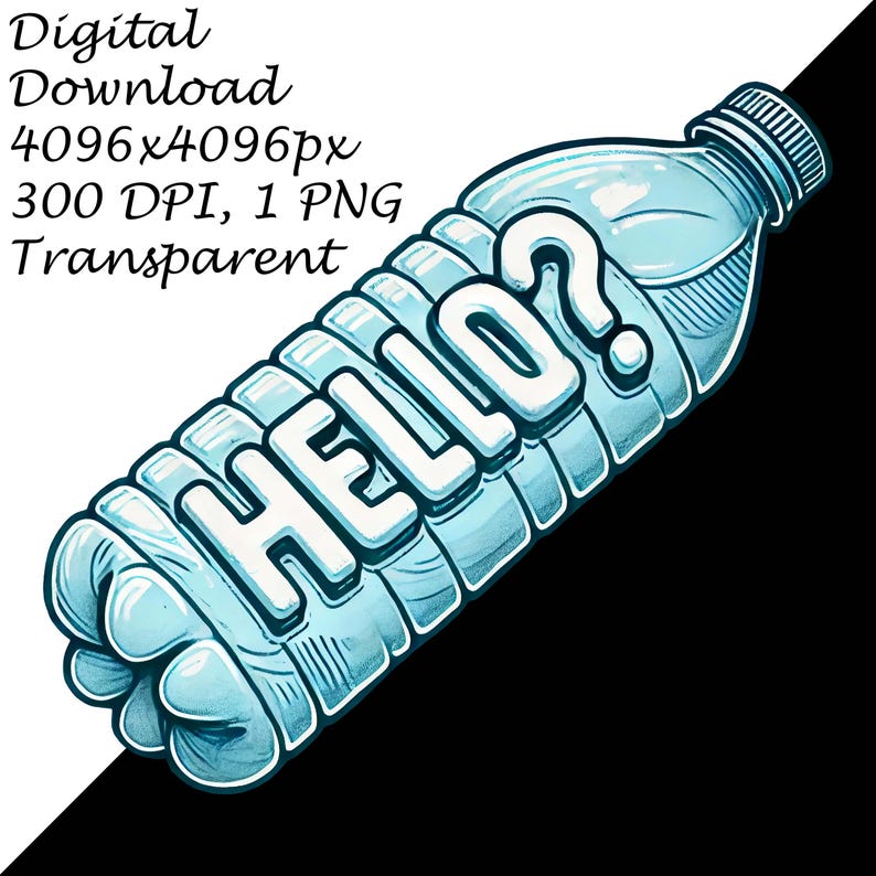 Hello Environmental Plastic Bottle Hello Clipart, Environmental Awareness Cartoon ...