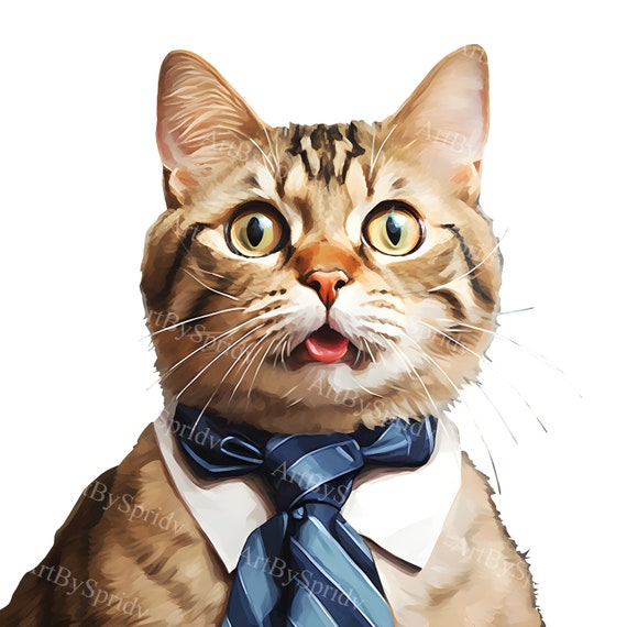 cat business tie