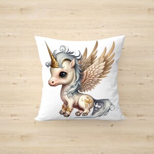 Cute Flying Pegasus Unicorn Wings PNG, Animal Clipart,kids Cartoon ...