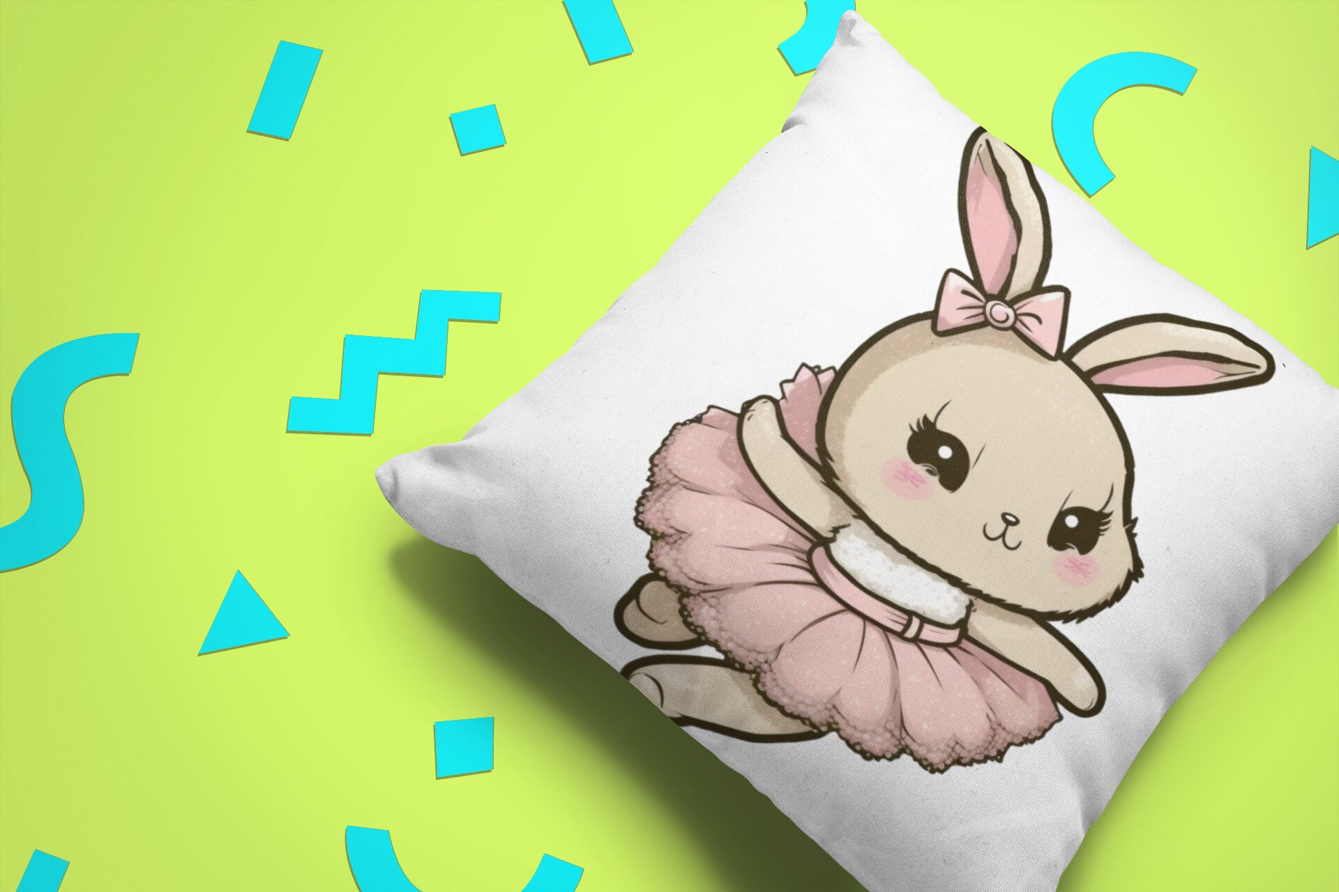 Ballet Bunny Clipart PNG | Cute Dancing Rabbit Illustration | Pink Tutu ...