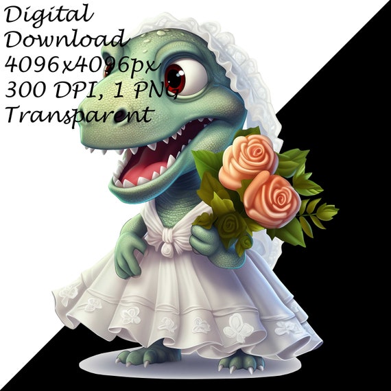 dino bridesmaid dresses Bridesmaid shows up in T-rex costume for her sister's wedding after the bride told her to wear 'whatever she wants'. : r/nextfuckinglevel