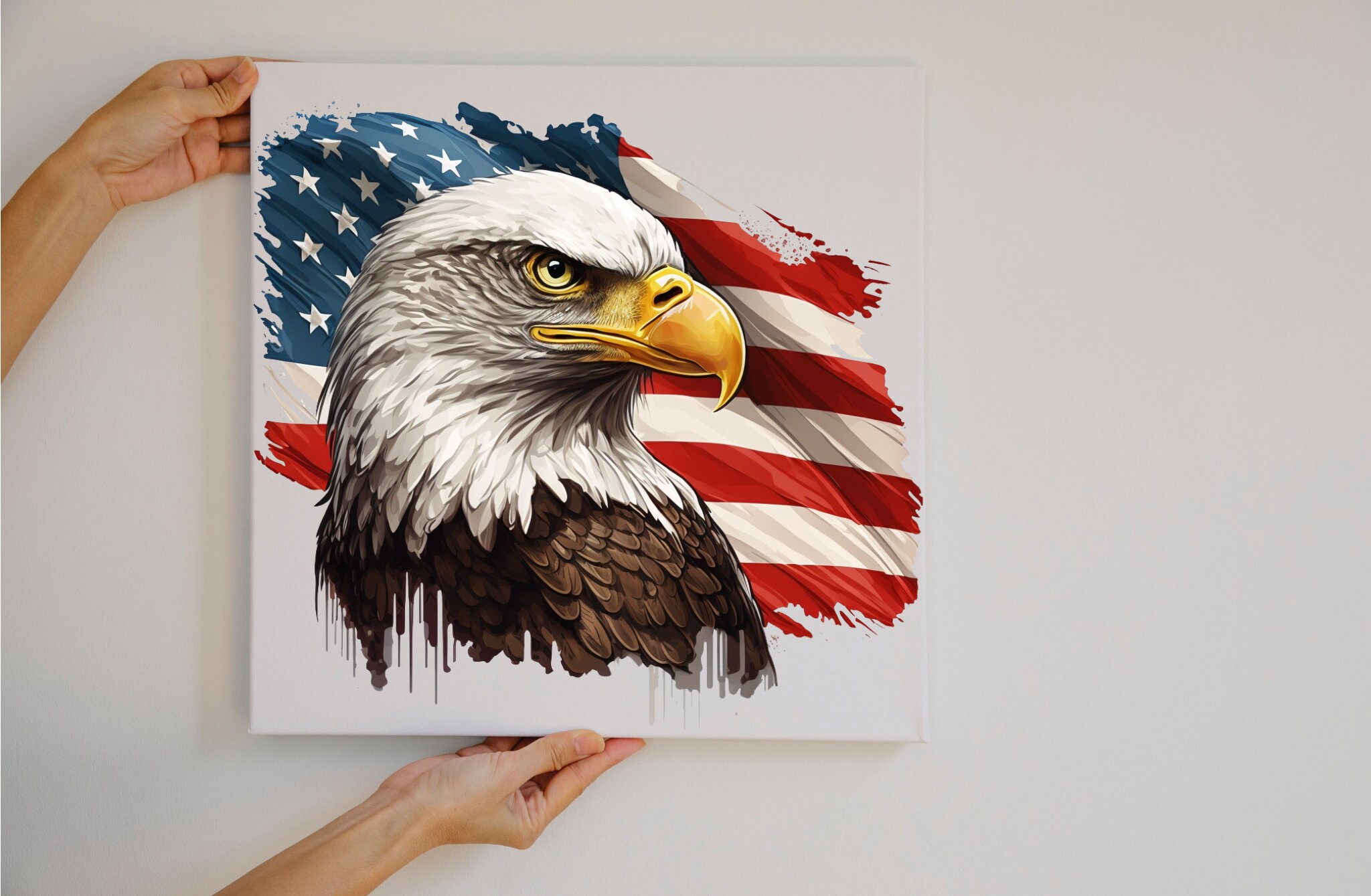 Texupday Briefkasten-Abdeckung Mit Adler & US-Flagge – Magnetstreifen, Wetterfest
