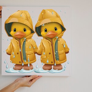 Duckling in Raincoat PNG, Cute Transparent Clipart Kids, Printable ...