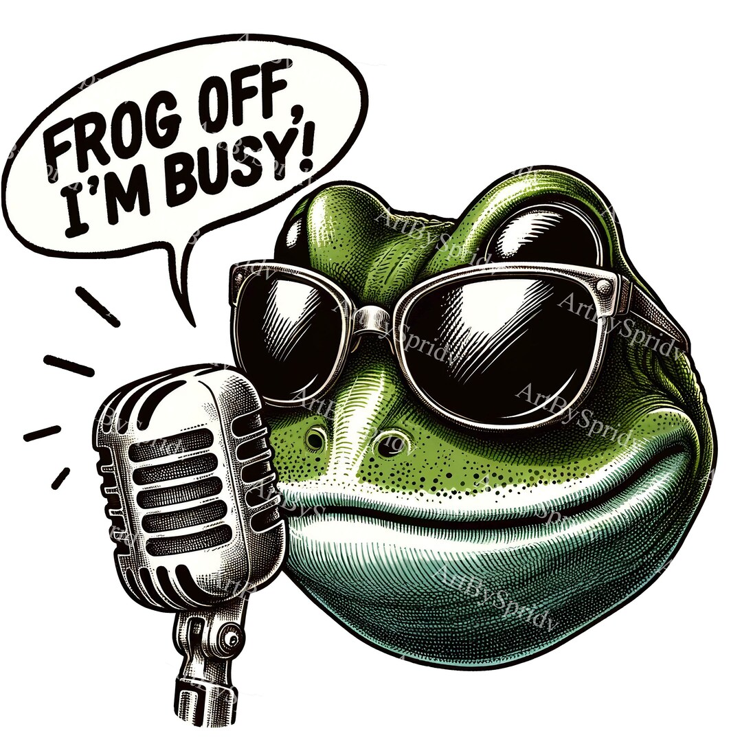 Frog With Microphone 