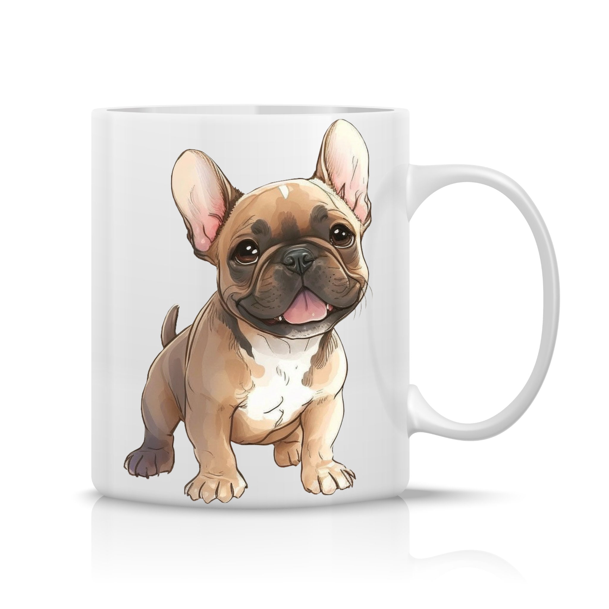 かわいいフレンチブルドッグ PNG、透明な動物クリップアート漫画