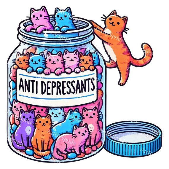 Gatti stravaganti antidepressivi PNG Clipart, download di clip art