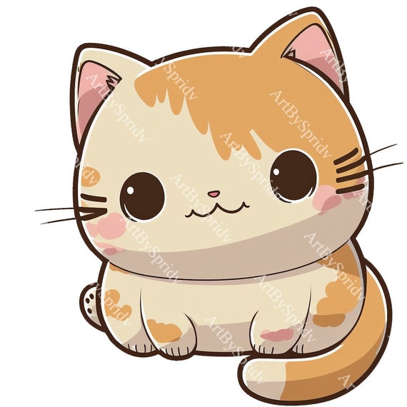 Cartoon Cat Vector Clip Art - FREE Download
