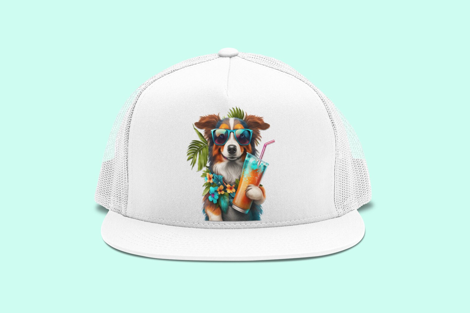 Dog With Sunglasses & Hawaiian Shirt PNG Clipart,transparent Pet Print ...