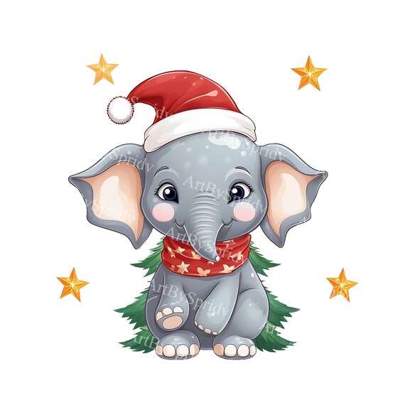 Elephant christmas on sale