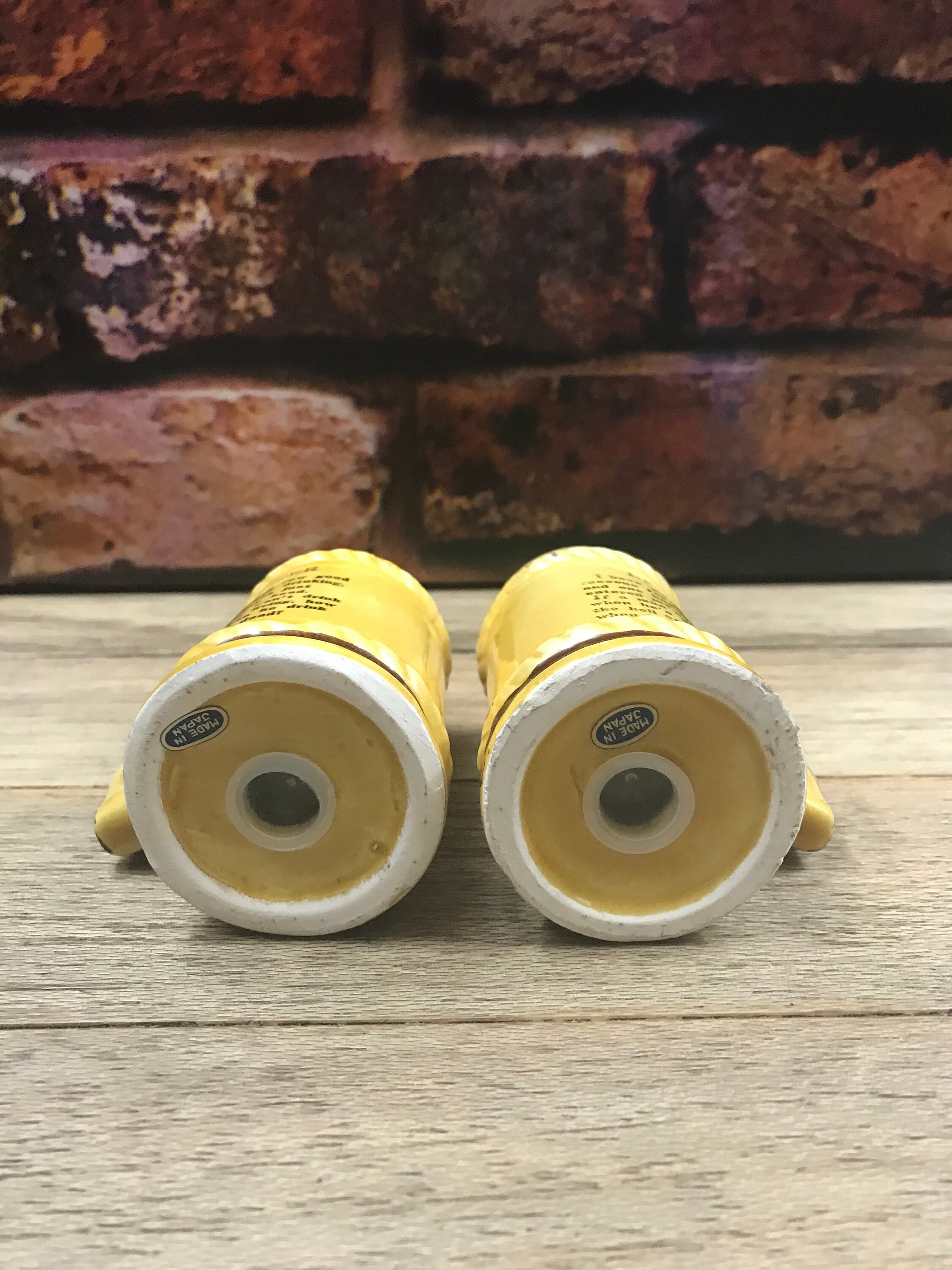 Vintage Ceramic Beer-stein Salt & Pepper Shakers-japan - Etsy