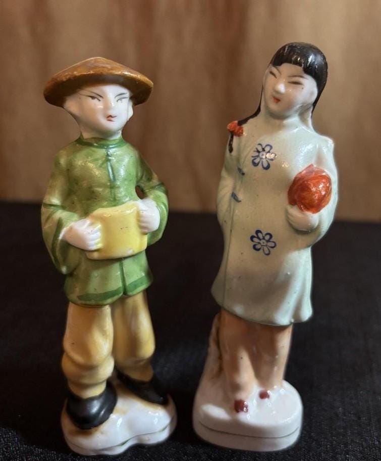 Vintage Occupied Japan Girl Figurine - Etsy