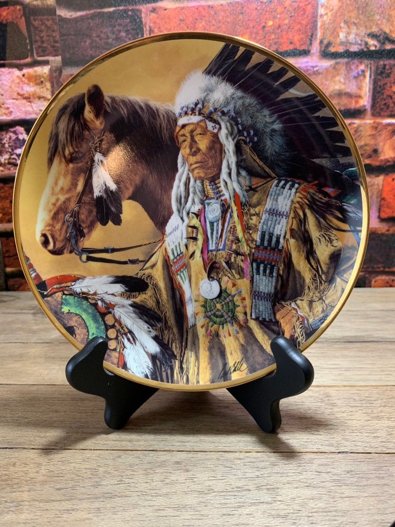 Pride of the Sioux Limited Edition Franklin Mint The Indian Heritage Foundation Museum