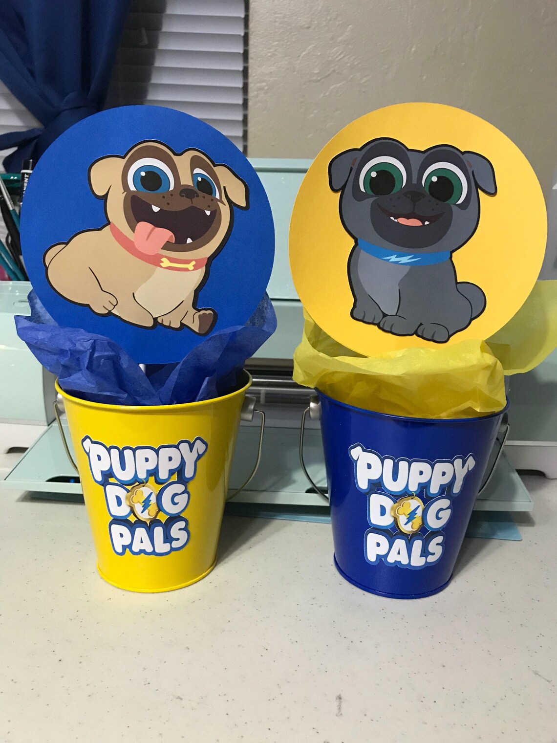 Puppy Dog Pals Birthday Party will Customize Banner and Etsy