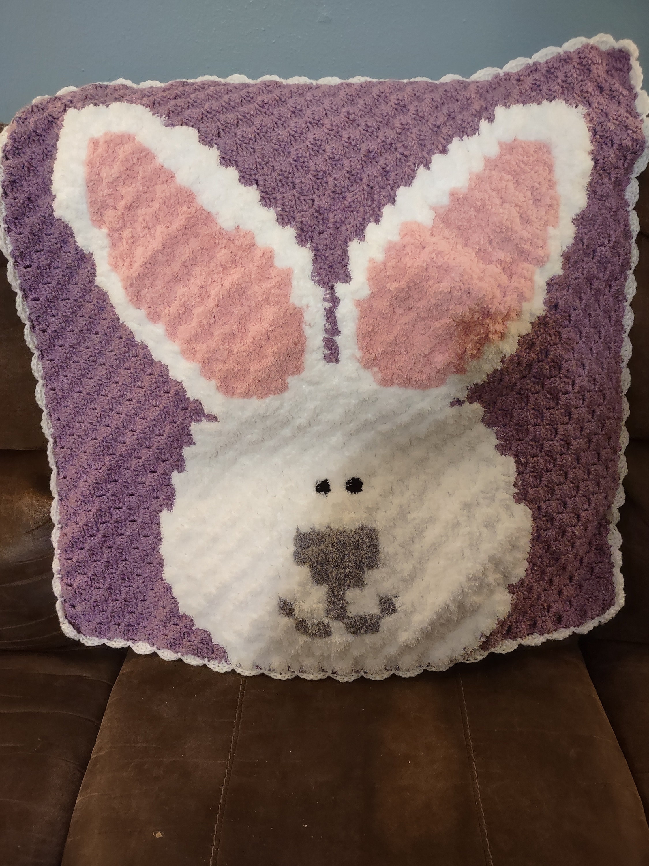 Bunny Baby Blanket - Etsy