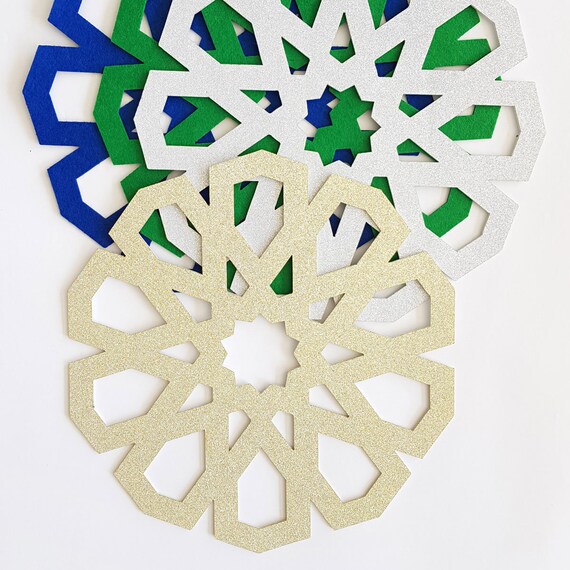 2 Pack LinenTablecloth Felt Geometric Placemats Green 2 Pack LinenTablecloth Felt Geometric Placemats Green