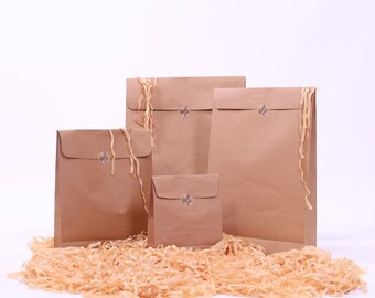 Kraft gift wrap / 30x44x8 cm (100 pcs)