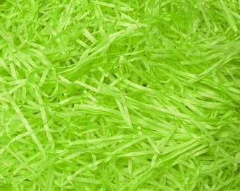 Shredded paper, pistachio green / 1 kg.