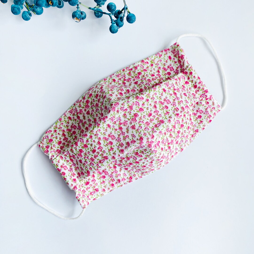 100 Cotton Face Mask Washable Fabric Face Mask Breathable Etsy