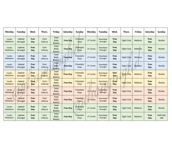 Morning Meltdown 100 Inspired Tracker With Added Free Days - Etsy