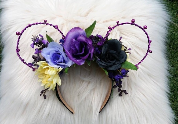 Disney Ursula Ears Headband The Little Mermaid Little Mermaid Inspired Minnie Mickey Ears, Ariel Ears  main image 4