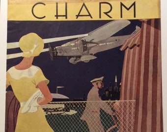 Charm Magazine Original Cover 9.25 x 12.75 in. June 1931