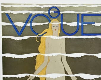 Vogue Fashion Cover July 15, 1931 High Quality Giclée Print 8 x 10.5 inches includes Mat 11x14 inches - Brand new from Conde Nast