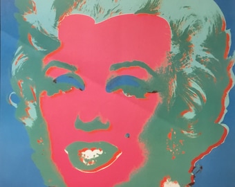 Andy Warhol "Marilyn" (1990) Limited Edition Reprint Poster 27x39 inches
