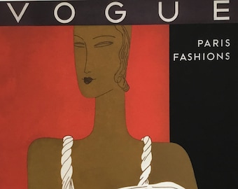 Vogue Fashion Cover October 15, 1931 High Quality Giclée Print 8 x 10.5 inches includes Mat 11x14 inches - Brand new from Conde Nast
