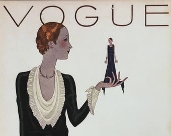 Vogue Fashion Cover April 12, 1930 High Quality Giclée Print 8 x 10.5 inches includes Mat 11x14 inches - Brand new from Conde Nast