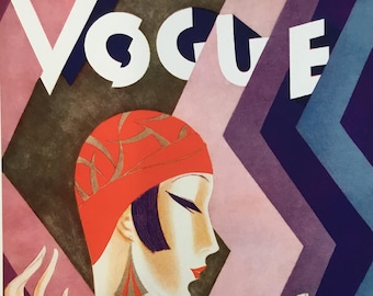 Vogue Fashion Cover July 15, 1926 High Quality Giclée Print 8 x 10.5 inches includes Mat 11x14 inches - Brand new from Condé Nast