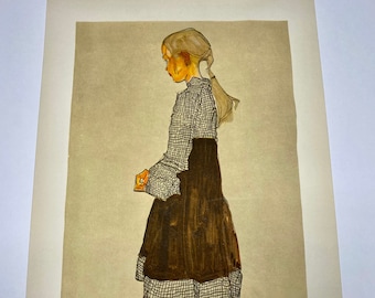 Egon Schiele - Little Austrian Girl