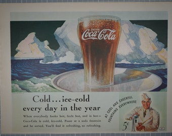 1936 Coca Cola Ad Etsy