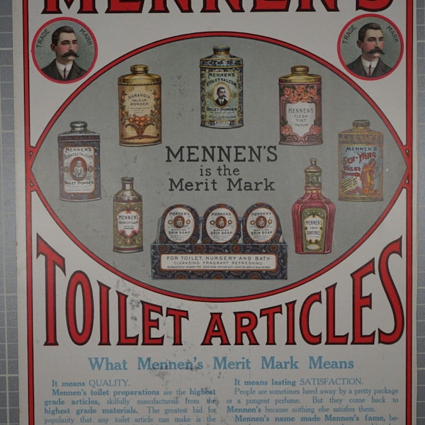 Mennen’s Toilet Articles